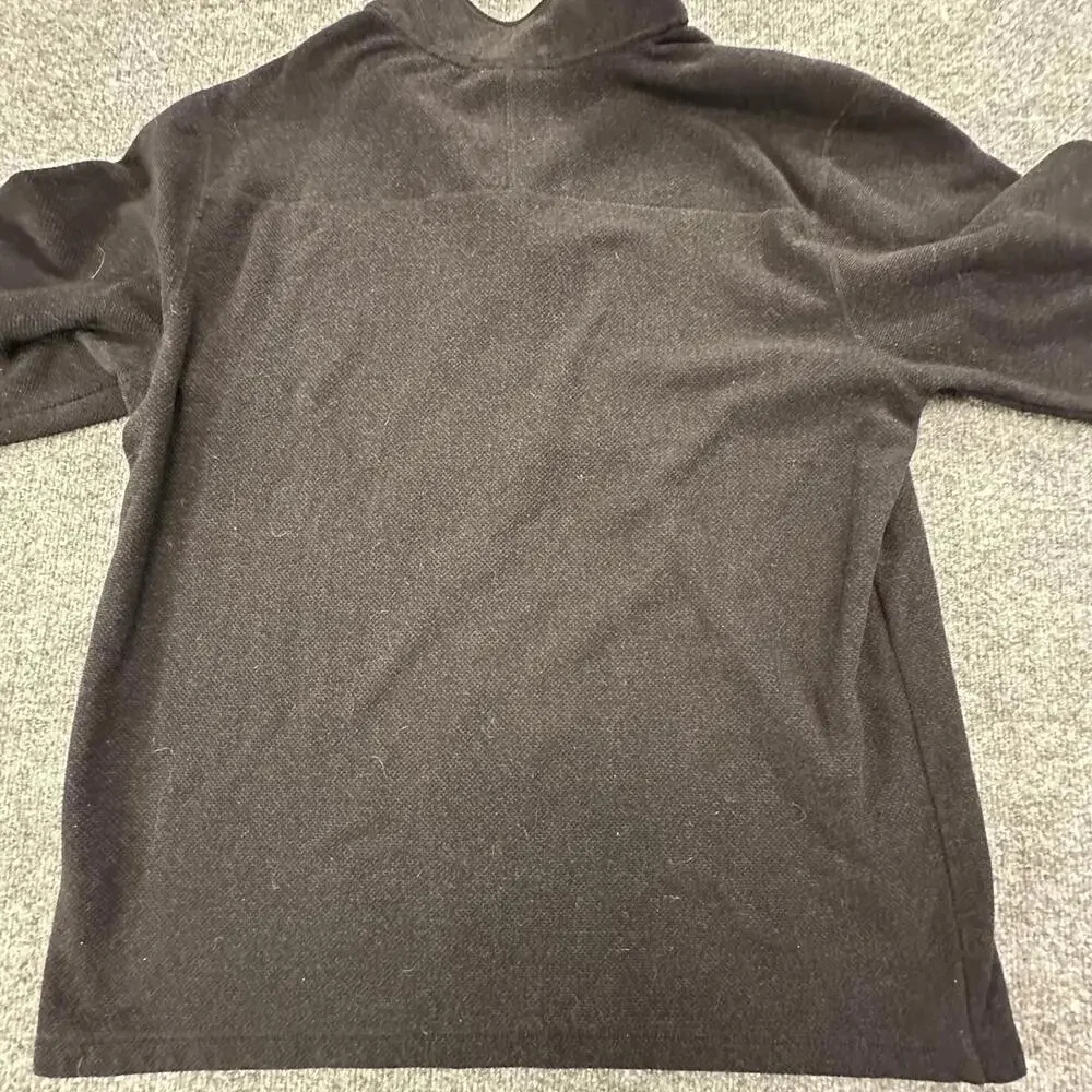 The North Face Men's Black‎ Fleece Quarter-Zip Jacket XL #360